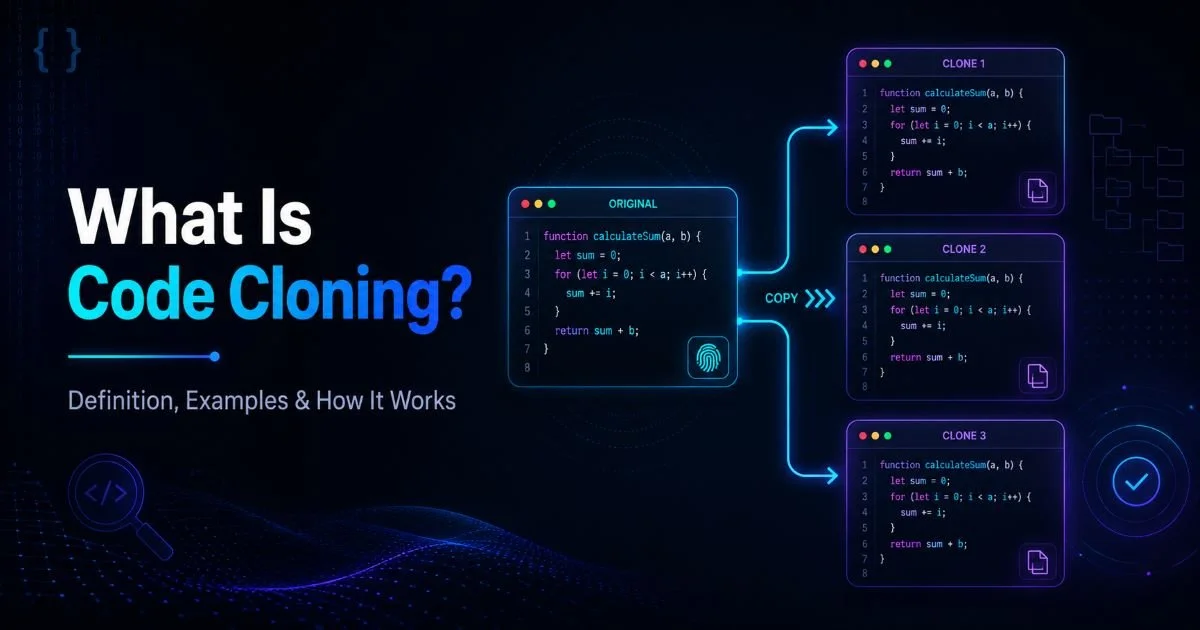 What Is Code Cloning? Definition, Examples & How It Works